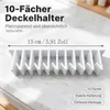 Topfdeckelhalter Küche 2er Set, hängender Deckel Organizer Produktbild-Vorschau 7