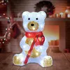 DEUBA® Weihnachtsdeko LED Acryl Figur Teddy Außen Innen Produktbild-Vorschau 4