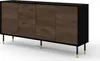 A product shot of a four-door sideboard on a white background.