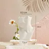 Weiß Vasen, Nordischer Stil Deko Blumenvase, Tischvase, für Produktbild-Vorschau 8