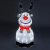Weihnachtsfigur beleuchtet Acryl Elch 45 LEDS Timer Produktbild-Vorschau 1