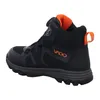 A black and orange hiking boot shown from the side against a white background. Anteprima dell’immagine prodotto