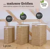 Lycce Wäschekorb mit Deckel Nischenwäschekorb Seegras Produktbild-Vorschau 10