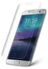 A screen protector is shown placed over a smartphone. Produktbild-Vorschau