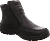 A black leather boot with a zipper on the side, shown against a white background. Náhľad obrázku produktu