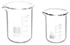 2 Stück Abgestufter Messbecher Glas Becherglas 50ml 100ml Produktbild-Vorschau 1