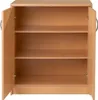 Kommode - Buchedekor - 74 x 86 cm - 2 Türen - 2 Produktbild-Vorschau 2