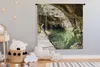 MuchoWow® Wandteppich Wandbehang See inmitten von Höhlen in Produktbild-Vorschau 3