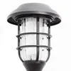 Close-up of a black LED solar garden light. Produktbild-Vorschau