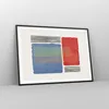 Gerahmtes Poster - Schwarzer Rahmen - Stück Geometrisch Produktbild-Vorschau 8
