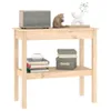 vidaXL Table console 80x40x75 cm pin massif Voir les images du produit 5