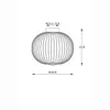 Globo Lighting Deckenleuchte Metall Nickel matt, LED Produktbild-Vorschau 4