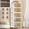 5 Lagen Stapelbox Faltbare Regalbox Aufbewahrungsbox mit Produktbild-Vorschau 4