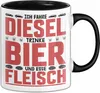 Ich Fahre Diesel Trinke Bier Und Esse Fleisch Tasse Produktbild-Vorschau 1