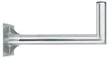 SkyRevolt 60cm Mast 60mm Wandhalter Stahl SAT Antenne Wand Produktbild-Vorschau 1