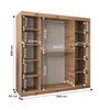 A diagram of a wardrobe with dimensions indicated. Produktbild-Vorschau