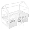 Hochbett 90 x 200 cm mit Hausdach, LED-Beleuchtung, Produktbild-Vorschau 19