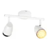 ZMH LED stropné svietidlo otočné moderné biele 2 plamene 8W Náhľad obrázku produktu 9