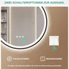 PESENXAN LED-Badspiegel, rund, 80 cm, 3 Lichtfarben, Produktbild-Vorschau 5