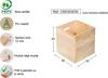 Kostka z masivního borovicového dřeva - D30 x V30 cm Náhled obrázku produktu 6