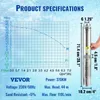 VEVOR 4 pollici 370W pompa per pozzi profondi Pompa per Anteprima dell’immagine prodotto 13