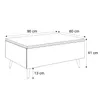 Couchtisch AURORA SILVER mit Stauraum mit schräge silber Produktbild-Vorschau 6
