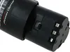 Close-up of a black battery pack with metal contacts visible. Produktbild-Vorschau