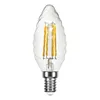 LED Filament Leuchtmittel Kerze gedreht 4W = 40W E14 klar Produktbild-Vorschau 3