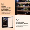 Klarstein Chłodziarka do wina, Wąska lodówka na napoje, Podgląd zdjęcia produktu 4