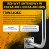 Extralink Uchwyt antenowy na ścianę 250 × 400 mm, stal Podgląd zdjęcia produktu 7