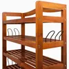 CASARIA® Schuhregal Holz FSC®-Zertifiziert 5 Ebenen Produktbild-Vorschau 5