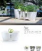 Blumenkübel mit Schere LIMES DUBLO, weiß, 25 cm Produktbild-Vorschau 2