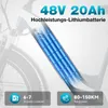 ECORUSH ECO R3 E Bike, Elektrofahrräder mit 26 * 4.0 Breite Produktbild-Vorschau 4
