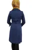Damen Mantel Trenchcoat Jacke Marineblau 46 Langmantel Produktbild-Vorschau 2
