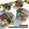 Outsunny Zahradní přístřešek s podlahovým rámem Zahradní Náhled obrázku produktu 9