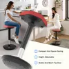 A collage showing two women using ergonomic wobble stools in different settings, with feature callouts. Anteprima dell’immagine prodotto