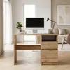 Bureau compact 100 x 50 cm | Bureau d'ordinateur et bureau Voir les images du produit 10