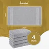 Lavea® 4er Set Handtücher 50x100 cm - Elena, 100% Produktbild-Vorschau 7