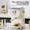 Espresso-Kaffeemaschine, 20 Bar, Edelstahl-Espressomaschine Produktbild-Vorschau 5