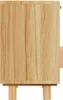 Comodini 2 pezzi. Pino massiccio marrone e rattan naturale Anteprima dell’immagine prodotto 10