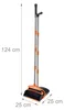 Relaxdays Besen und Kehrschaufel im Set, max. Länge 124 cm, Produktbild-Vorschau 4