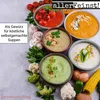 A collection of various soups and fresh ingredients arranged on a textured gray surface. Náhľad obrázku produktu