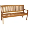 DEGAMO Gartenbank Holzbank Parkbank Bank MARACANA 3-sitzer, Produktbild-Vorschau 1