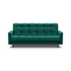 A green sofa is shown against a white background. Produktbild-Vorschau