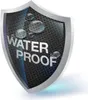 A shield graphic with the words "WATER PROOF" and water droplets on it. Podgląd zdjęcia produktu