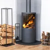 relaxdays 4-teiliges Kaminbesteck Produktbild-Vorschau 2