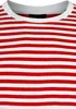 Close-up of a striped t-shirt. Produktbild-Vorschau