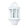 Nástěnná venkovní lampa IP44 bílá E27 sklo hliník námořní Náhled obrázku produktu 4