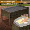 Set di mobili da giardino in polyrattan Jayseuw - tavolo, Anteprima dell’immagine prodotto 3