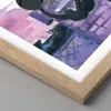 Gerahmtes Poster - Rahmen in heller Eiche - Katzen Dach Produktbild-Vorschau 2